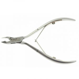 Hautzange m. Doppelfeder 10,5, Schneide 3-6 mm