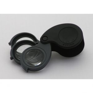 Schalenlupe 5x/5x/5x=15-fach (MP 30) größere Linse