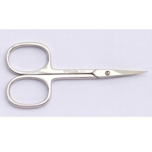 Hautschere Linkshand mittelfein Nickel 9,5 cm