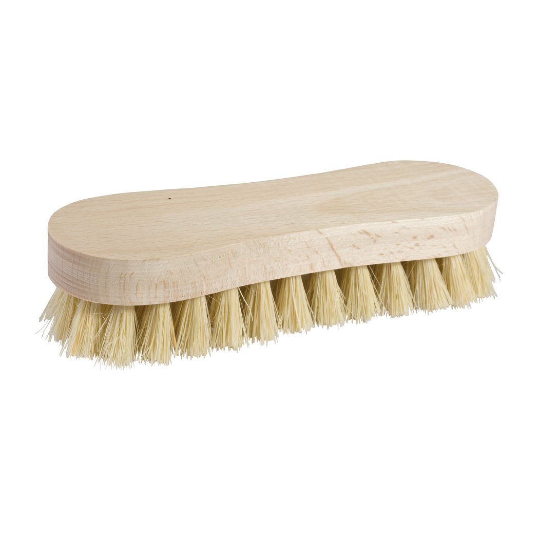 Scheuerbürste, 8-Form, unbehandeltes Buchenholz, Fibre – Bild 2