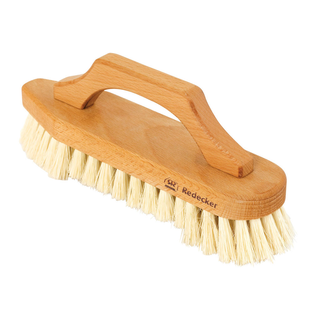 Scheuerbürste mit Bügelgriff, geöltes Buchenholz, Fibre oder Union – Bild 2