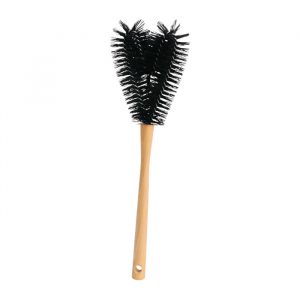 Rasenmäherbürste mit extra langem Griff