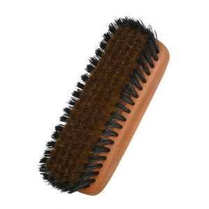 Kleiderbürste, gewachstes Birnbaumholz, Bronzedraht, Rosshaar