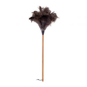 Straußenwedel mit mittlerem Federkopf, 90 cm