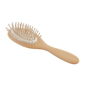 Holzhaarbürste, gerundete Hainbuchenholzstifte, klein