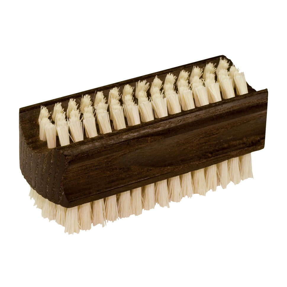 Nagelbürste, geöltes Thermoholz kräftige, schwarze oder helle Borsten – Bild 3